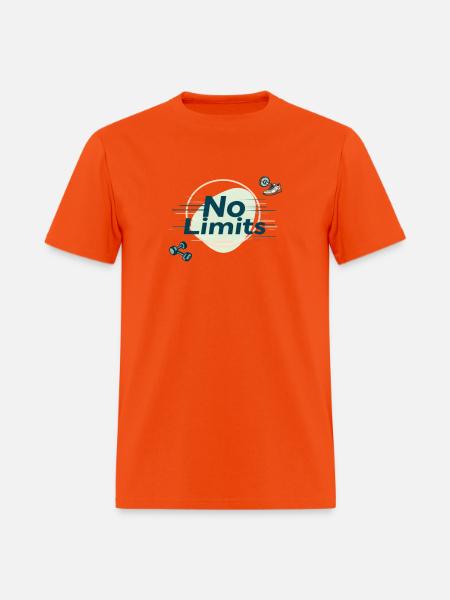 No Limits Fitness - Men's T-Shirt - orange