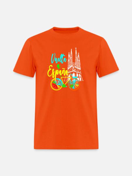Vuelta Espana Neon Bicycle - Men's T-Shirt - orange
