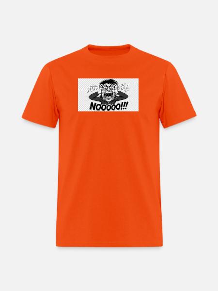 Noooo Scream Comic Style - Men's T-Shirt - orange