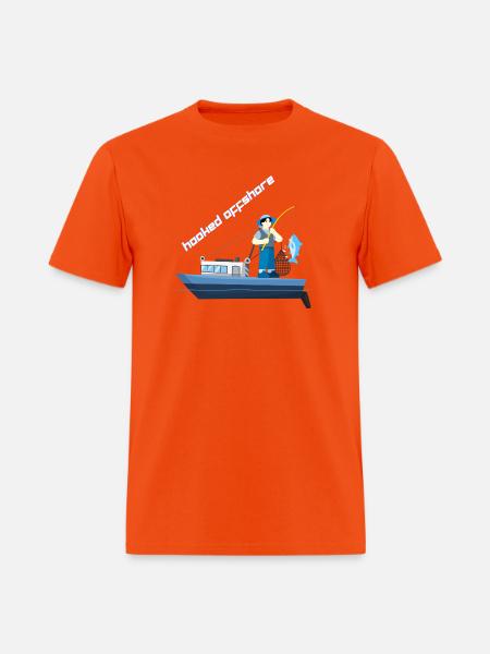 Hooked_Offshore - Men's T-Shirt - orange