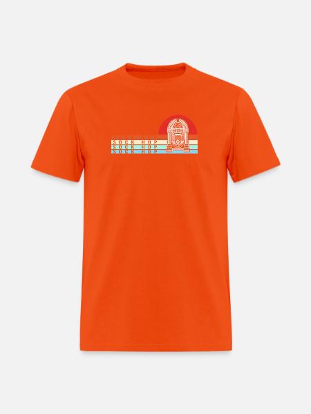 Jukebox Dance Sock Hop - Men's T-Shirt - orange