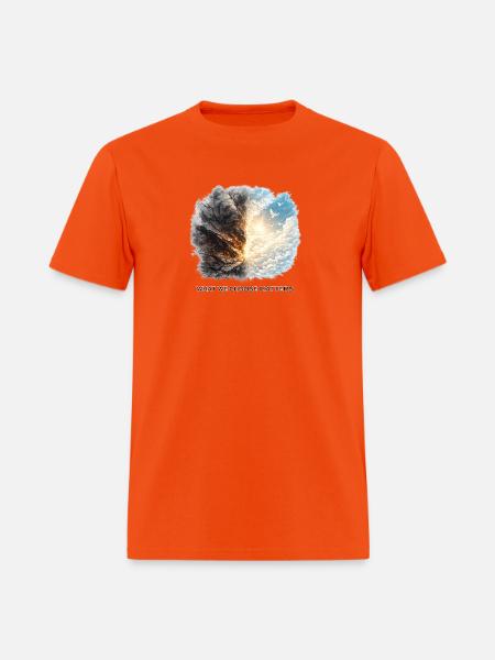 Fire and Sky Dichotomy - Men's T-Shirt - orange