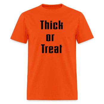 THICK or Treat - Men's T-Shirt - orange - Front - Jose (178cm)