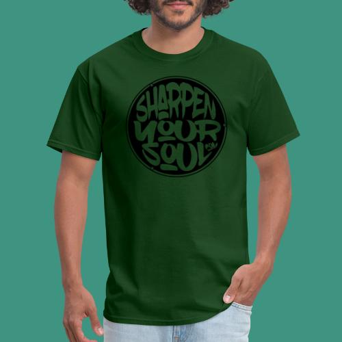 Sharpen Your Soul [DARK Circle] - Men's T-Shirt