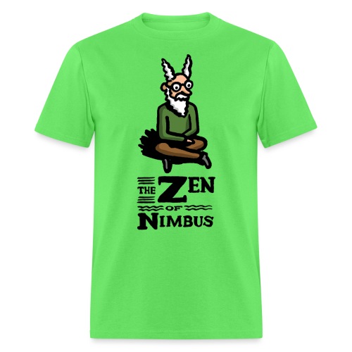Nimbus character in color and logo vertical - Men's T-Shirt