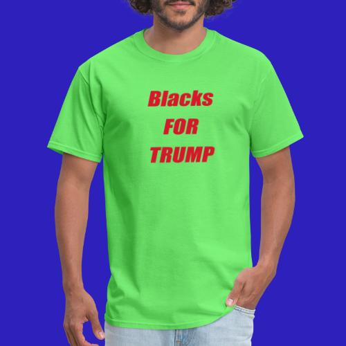 BLACKS FOR TRUMP - Men's T-Shirt