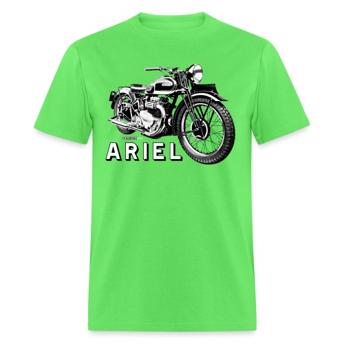 Classic ARIEL motorcycle script and illustration - Men's T-Shirt