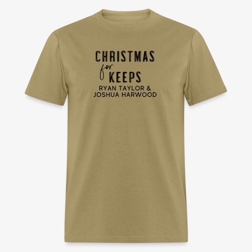 Christmas for Keeps Title Block - Black Font - Men's T-Shirt