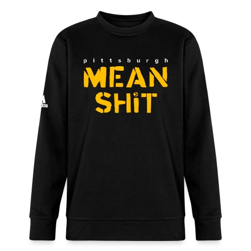 Mean Shit - Adidas Unisex Fleece Crewneck Sweatshirt