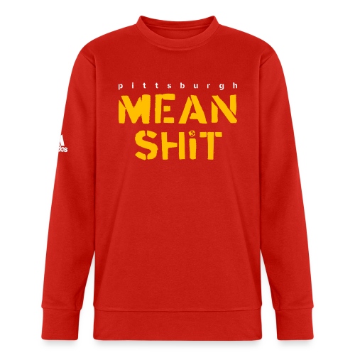 Mean Shit - Adidas Unisex Fleece Crewneck Sweatshirt