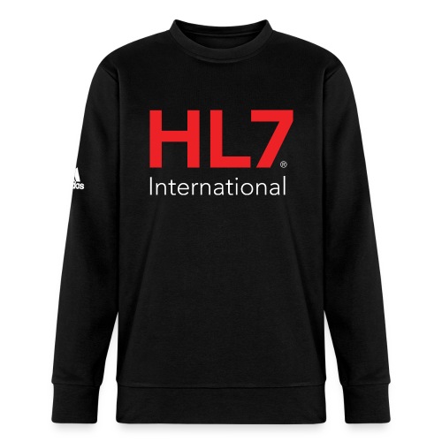 HL7 International Logo - Reverse - Adidas Unisex Fleece Crewneck Sweatshirt