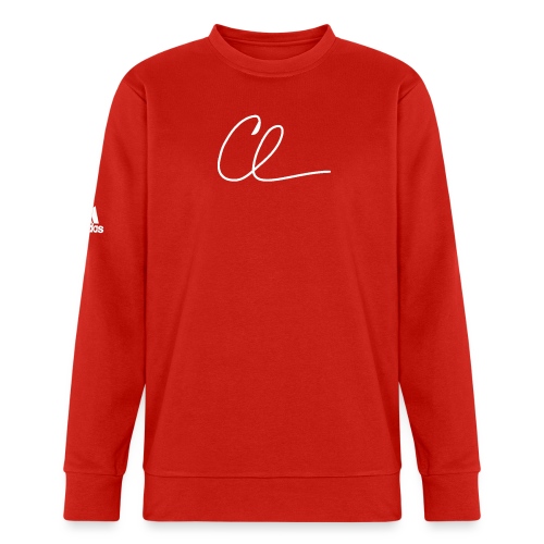 CL Signature (White) - Adidas Unisex Fleece Crewneck Sweatshirt