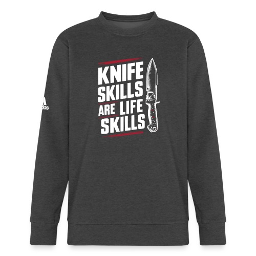 Knife skills are life skills - Adidas Unisex Fleece Crewneck Sweatshirt