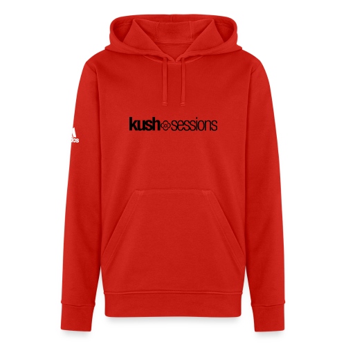 KushSessions (black logo) - Adidas Unisex Fleece Hoodie