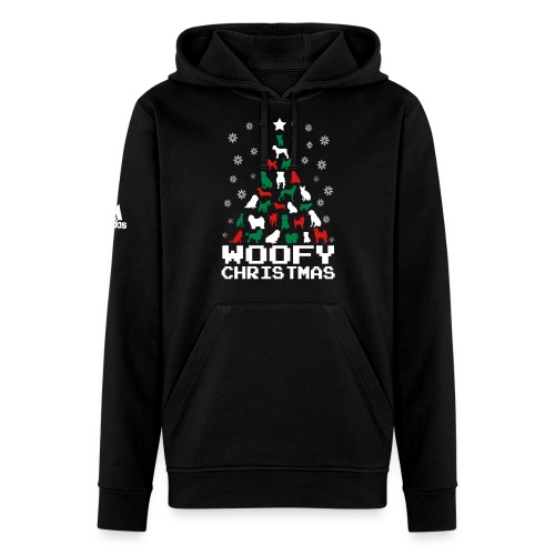 Woofy Christmas Tree - Adidas Unisex Fleece Hoodie