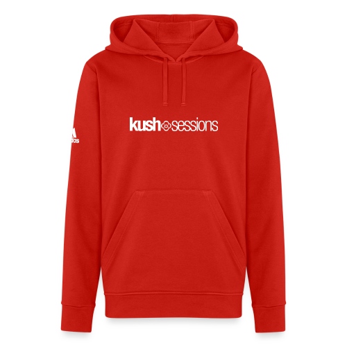 KushSessions (white logo) - Adidas Unisex Fleece Hoodie