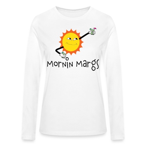 Mornin Margs Branded - Bella + Canvas Women's Long Sleeve T-Shirt