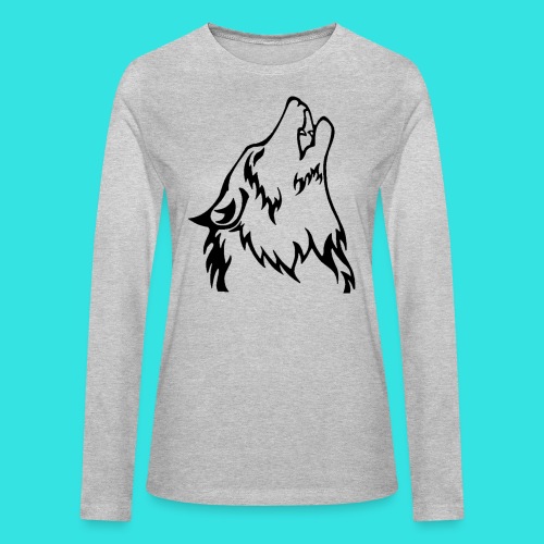 Wolf - Bella + Canvas Women's Long Sleeve T-Shirt