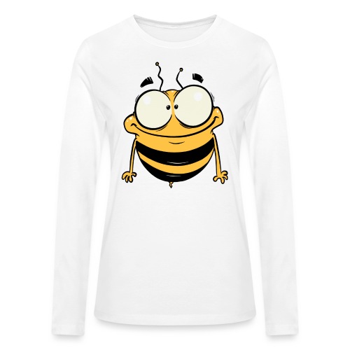 Happy bee - Bella + Canvas Women's Long Sleeve T-Shirt