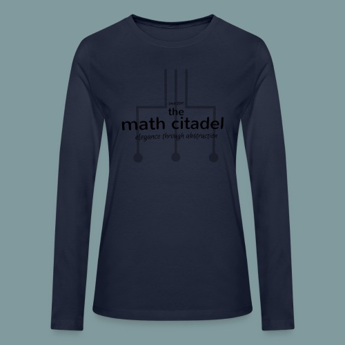 Abstract Math Citadel - Bella + Canvas Women's Long Sleeve T-Shirt