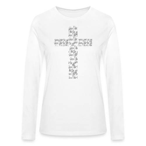 Jesus, I live for you! - Bella + Canvas Women's Long Sleeve T-Shirt