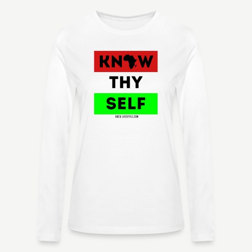 Know Thy Self - Bella + Canvas Women's Long Sleeve T-Shirt