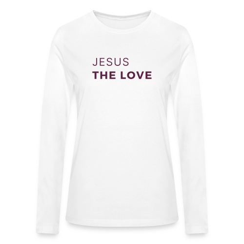 Jesus The Love - Bella + Canvas Women's Long Sleeve T-Shirt