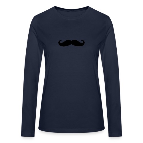 mustache - Bella + Canvas Women's Long Sleeve T-Shirt