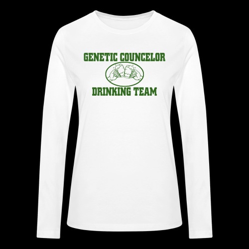 genetic counselor drinking team - Bella + Canvas Women's Long Sleeve T-Shirt