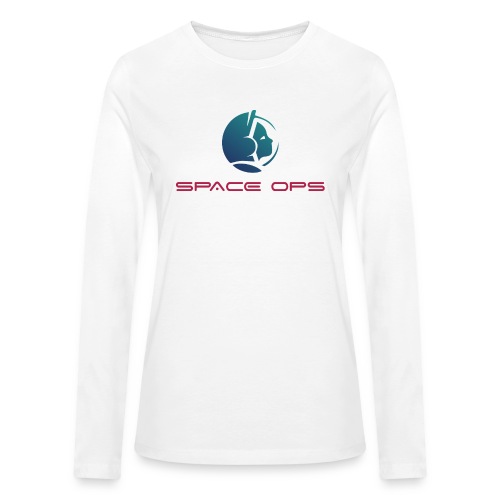Space Ops Logo - Bella + Canvas Women's Long Sleeve T-Shirt