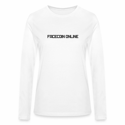 facecoin online dark - Bella + Canvas Women's Long Sleeve T-Shirt