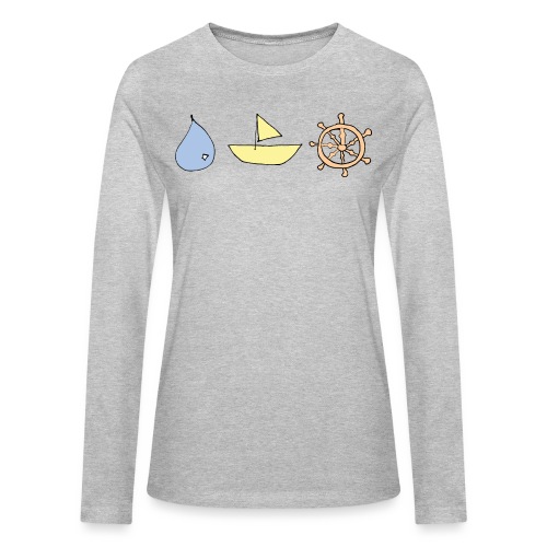 Drop, Ship, Dharma - Bella + Canvas Women's Long Sleeve T-Shirt