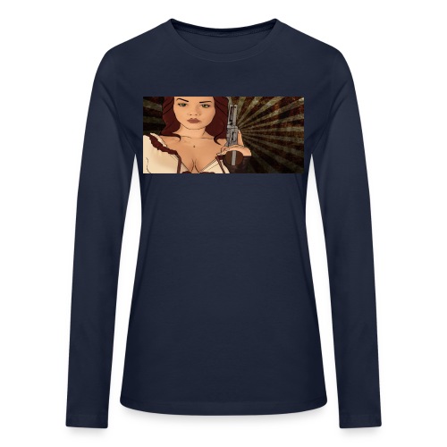 jjj copy png - Bella + Canvas Women's Long Sleeve T-Shirt