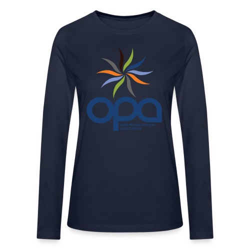 Long-sleeve t-shirt with full color OPA logo - Bella + Canvas Women's Long Sleeve T-Shirt