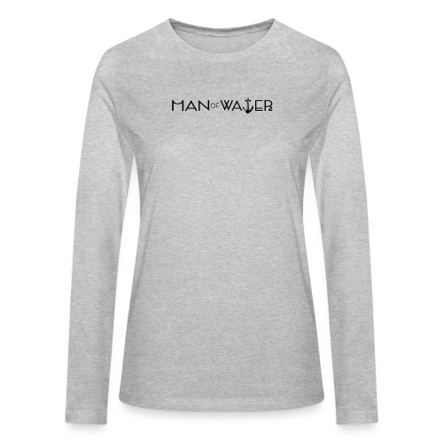 Man of Water Main Logo - Bella + Canvas Women's Long Sleeve T-Shirt