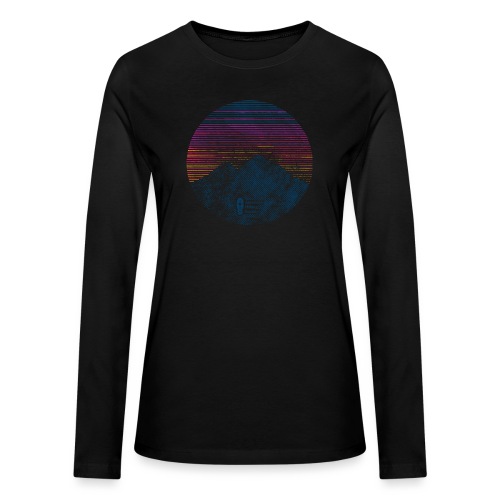 Mountain Sunset - Bella + Canvas Women's Long Sleeve T-Shirt