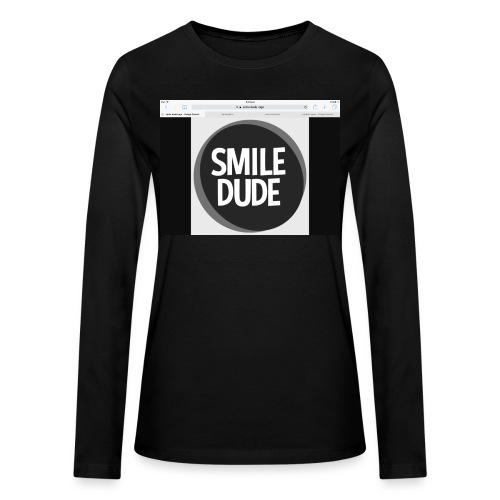 Smile dude - Bella + Canvas Women's Long Sleeve T-Shirt