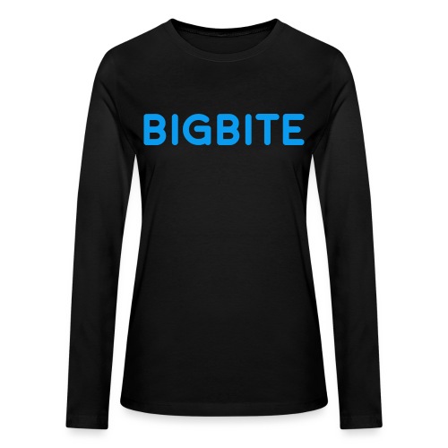 Toddler BIGBITE Logo Tee - Bella + Canvas Women's Long Sleeve T-Shirt