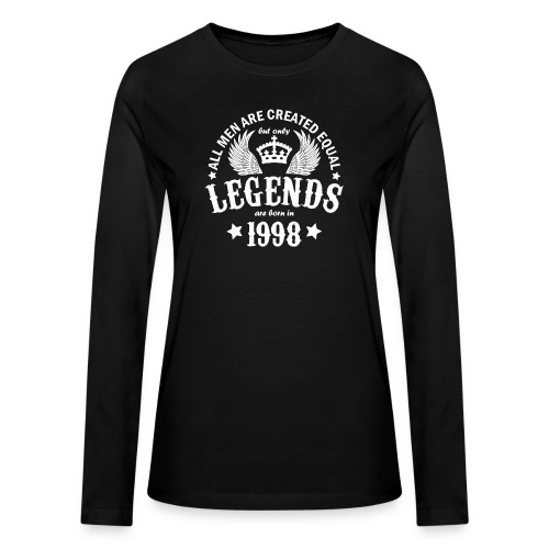 Legends are Born in 1998 - Bella + Canvas Women's Long Sleeve T-Shirt