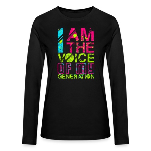Voice of my generation - Bella + Canvas Women's Long Sleeve T-Shirt