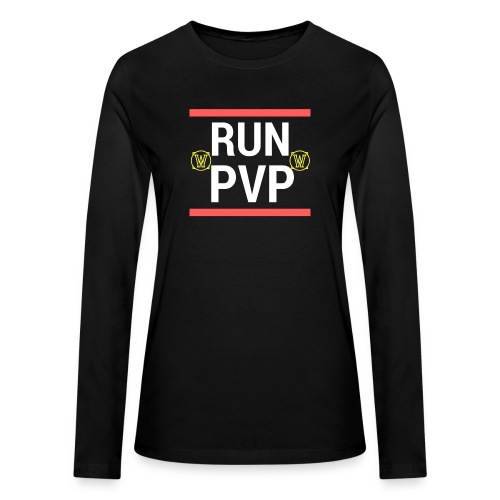 Run PVP - WoW Merch - Bella + Canvas Women's Long Sleeve T-Shirt