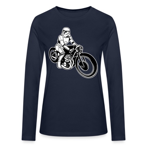 Stormtrooper Motorcycle - Bella + Canvas Women's Long Sleeve T-Shirt