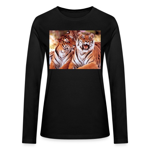 Tigers HD - Bella + Canvas Women's Long Sleeve T-Shirt