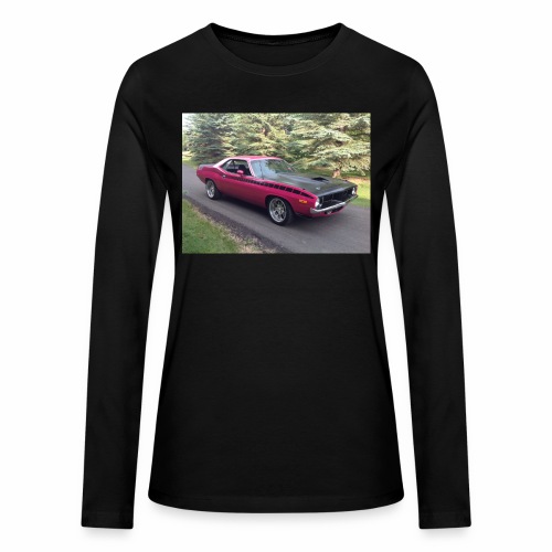 Plymouth 'Cuda 440+6 Pak 4-Speed - Bella + Canvas Women's Long Sleeve T-Shirt