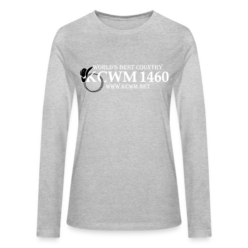 KCWM Logo Inverted - Bella + Canvas Women's Long Sleeve T-Shirt