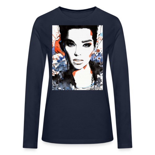 fashion paris 19 - Bella + Canvas Women's Long Sleeve T-Shirt
