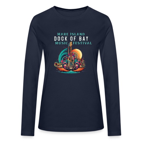 Official Dock of Bay Merch - Bella + Canvas Women's Long Sleeve T-Shirt