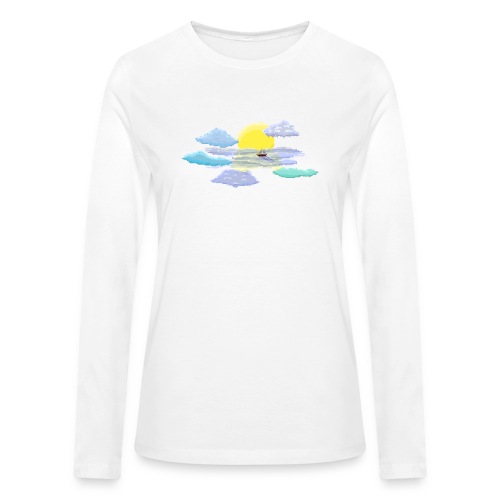 Sea of Clouds - Bella + Canvas Women's Long Sleeve T-Shirt