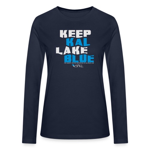 Keep Kal Lake Blue, Navy Women's Hoodie - Bella + Canvas Women's Long Sleeve T-Shirt