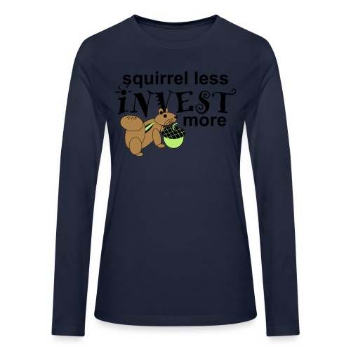 Investing Squirrel - Bella + Canvas Women's Long Sleeve T-Shirt